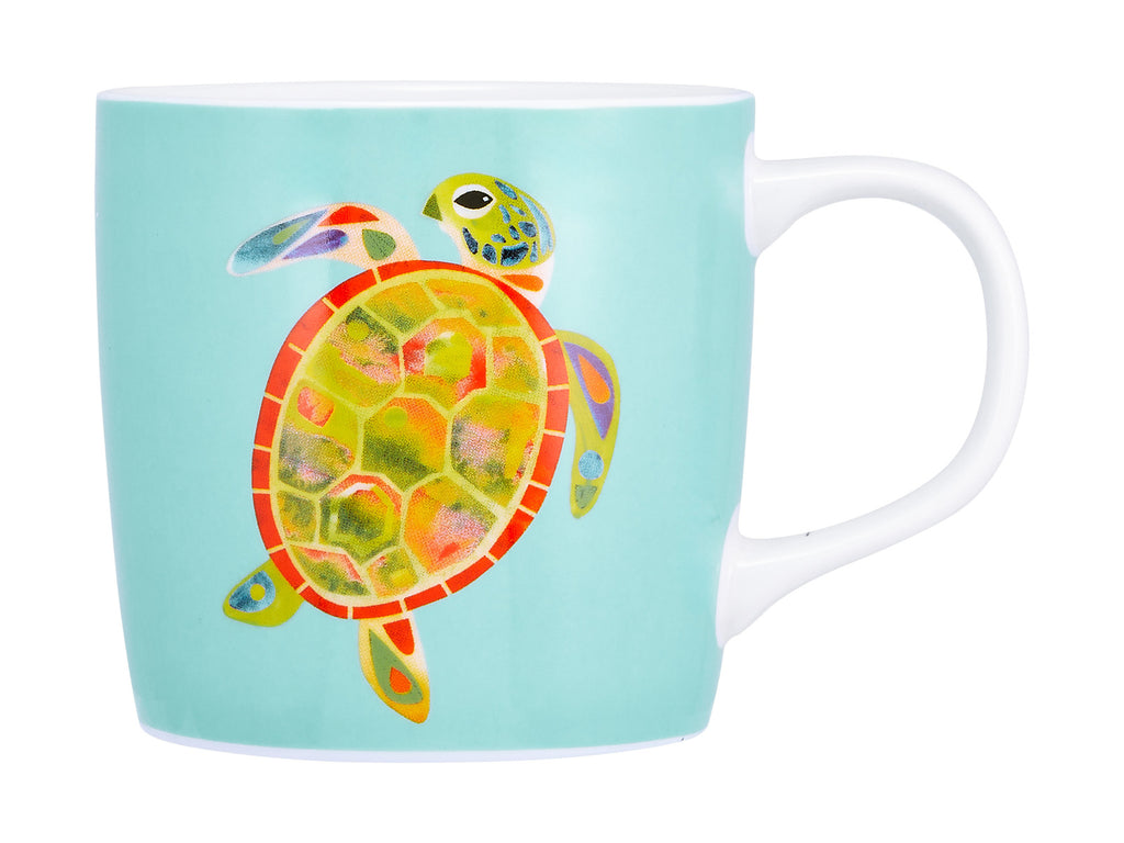 Maxwell & Williams: Pete Cromer Ozzie Ocean Mug - Green Turtle (370ml)