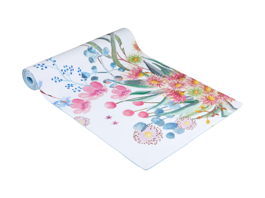 Maxwell & Williams: Royal Botanic Gardens Eucalyptus Bloom Cotton Runner (150x33cm)