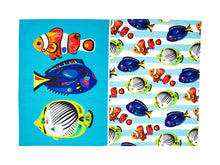 Load image into Gallery viewer, Maxwell &amp; Williams: Pete Cromer Ozzie Ocean Cotton Tea Towel - Set of 2