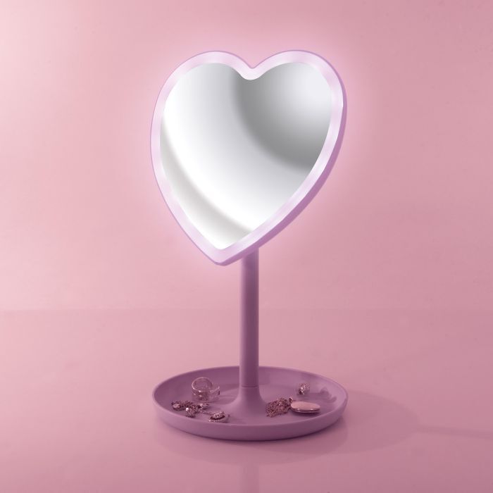 ISGift: Light Up LED Heart Mirror