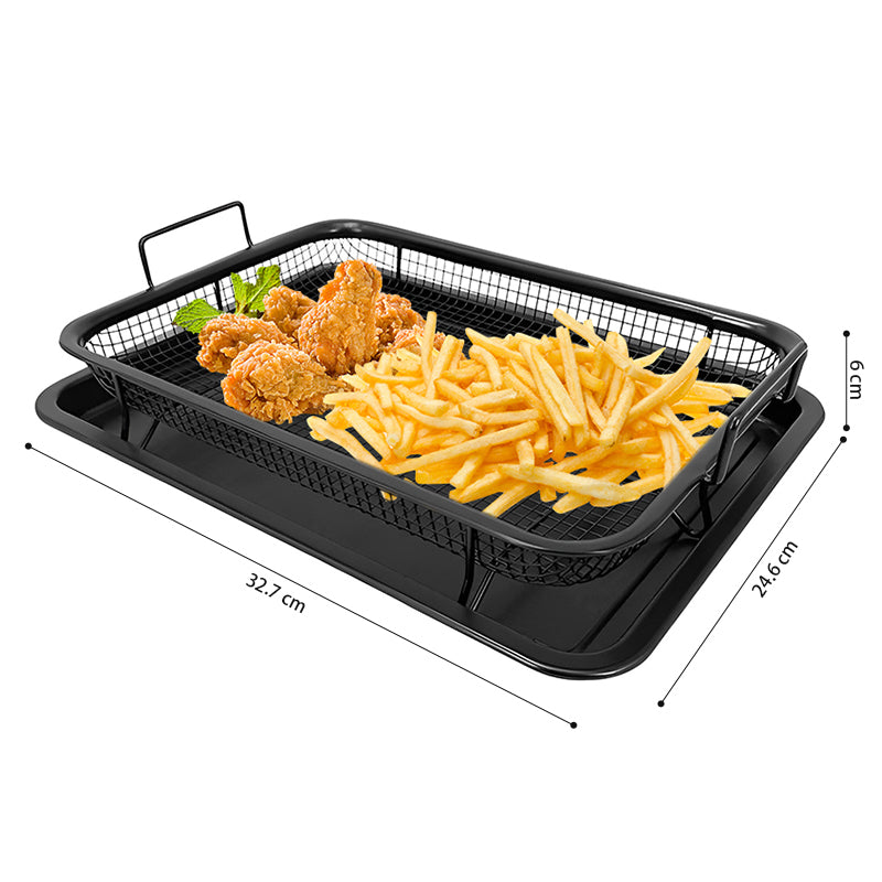 OZZYCOOK Air Fryer Basket - Black