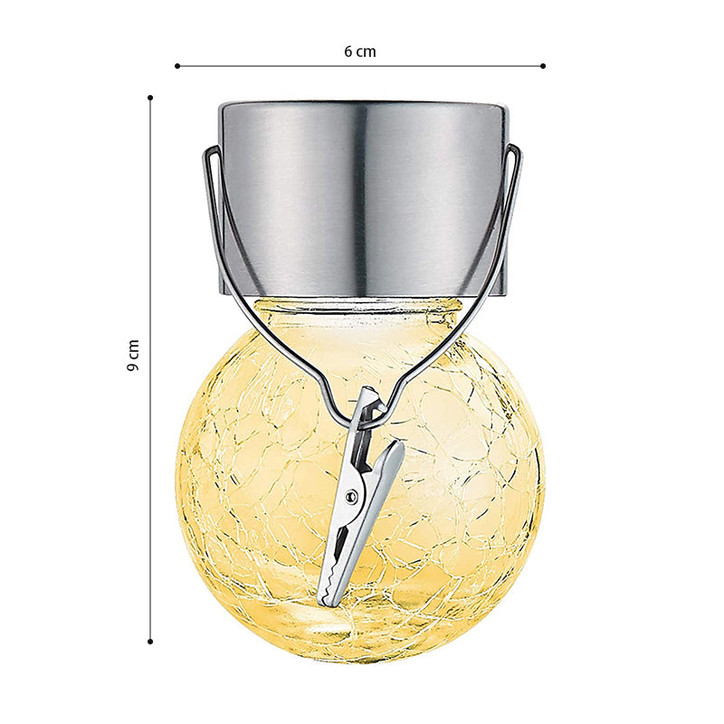LUMIRO 12 Pack Hanging Outdoor Solar Lights Warm