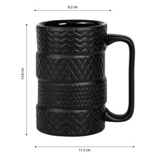 Load image into Gallery viewer, Tire Stack Frosted Ceramic Mug