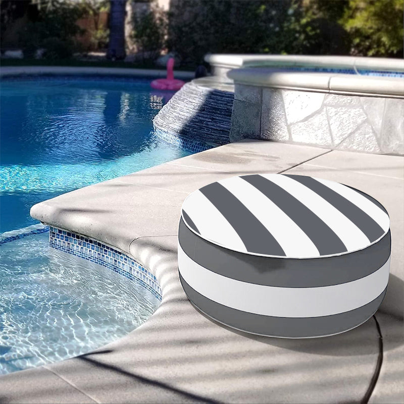 HYPERANGER Outdoor Inflatable Ottoman - Grey