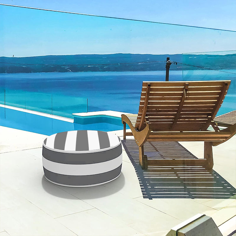 HYPERANGER Outdoor Inflatable Ottoman - Grey