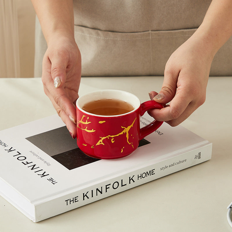 STORFEX 220ml Ceramic Mug Set of 4