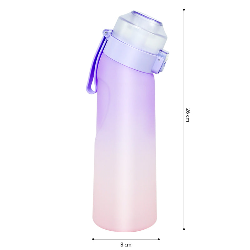 HYPERANGER 650ml Water Bottle with 3 Flavor Pods - Purple