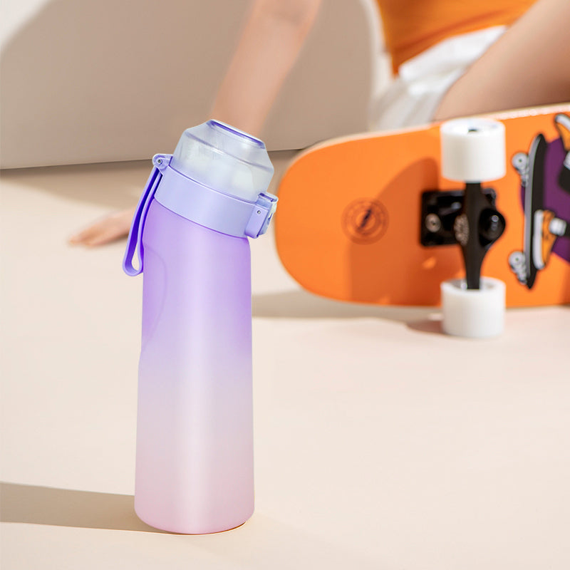 HYPERANGER 650ml Water Bottle with 3 Flavor Pods - Purple