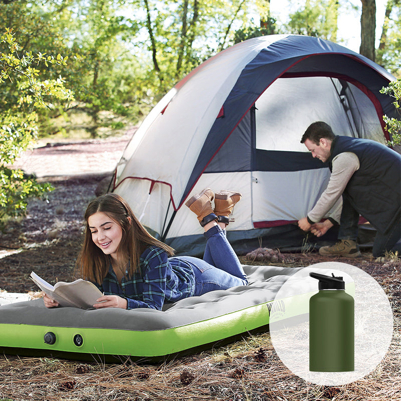 HYPERANGER 1.9 L Camping and Hiking Water Bottle - Green