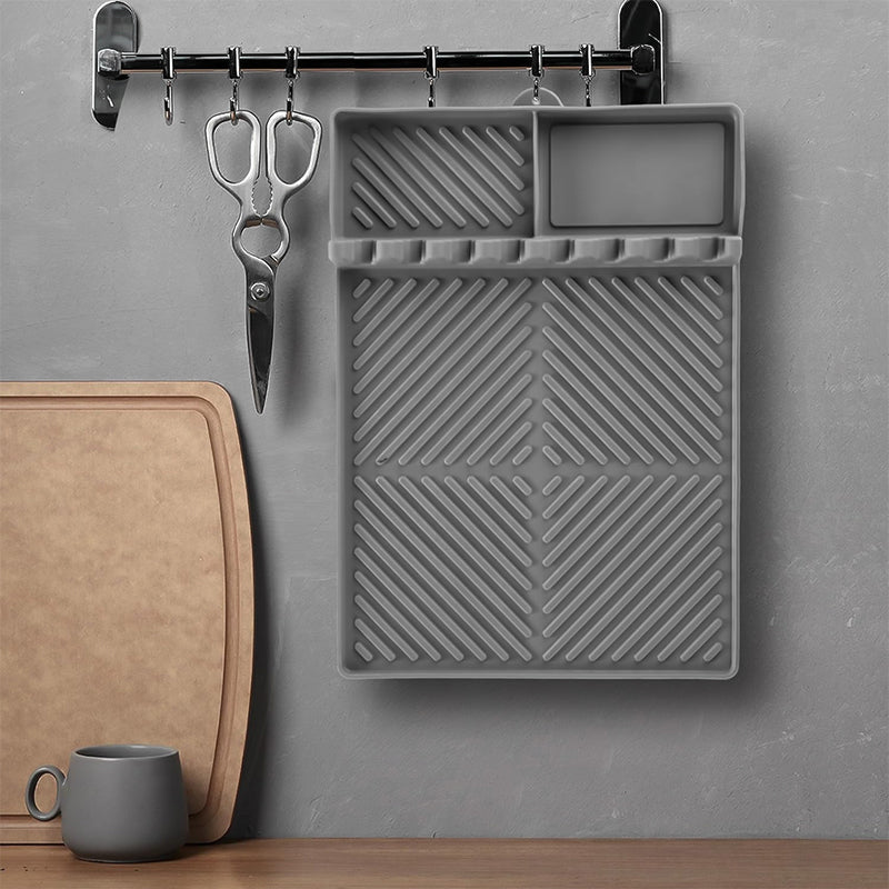 HYPERANGER Grill Mat 29.5 x 43 x 3.5cm - Grey