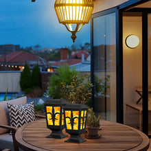 Load image into Gallery viewer, Solar-Powered Flickering Flame LED Lamp