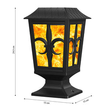 Load image into Gallery viewer, Solar-Powered Flickering Flame LED Lamp