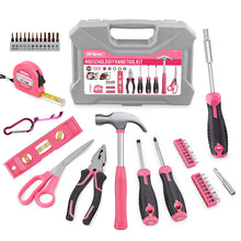 Load image into Gallery viewer, 38-Piece Household DIY Tool Set - Pink