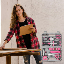 Load image into Gallery viewer, 38-Piece Household DIY Tool Set - Pink