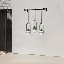 Load image into Gallery viewer, GREENYHAVEN Hanging Planter Set - Black