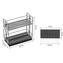 Load image into Gallery viewer, STORFEX Pull-Out Cabinet Spice Rack Organizer