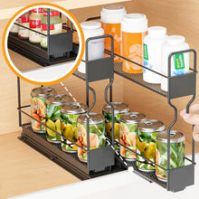 Load image into Gallery viewer, STORFEX Pull-Out Cabinet Spice Rack Organizer
