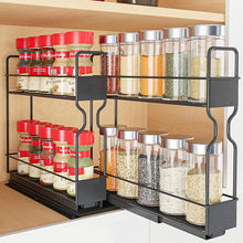 Load image into Gallery viewer, STORFEX Pull-Out Cabinet Spice Rack Organizer