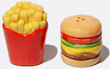Load image into Gallery viewer, DOIY: Fast Food Salt &amp; Pepper Shakers - Burger &amp; Fries