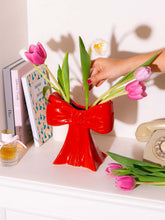 Load image into Gallery viewer, DOIY: Bow Vase - Red