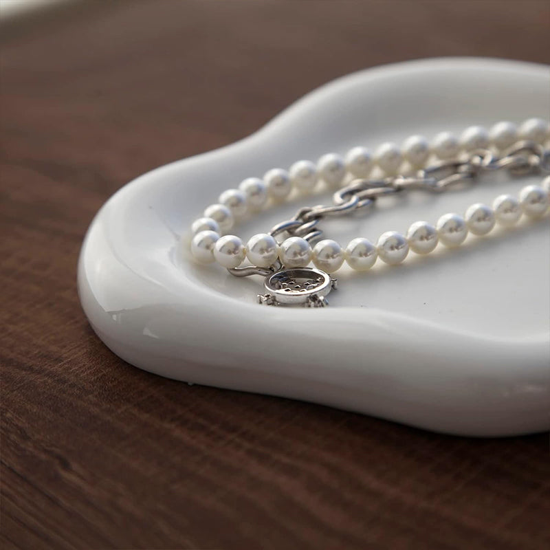 STORFEX Ceramic Jewellery Dish Trinket Tray