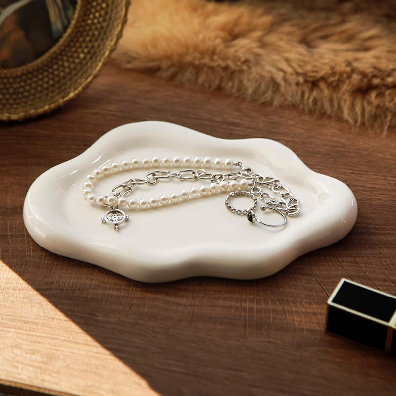 STORFEX Ceramic Jewellery Dish Trinket Tray