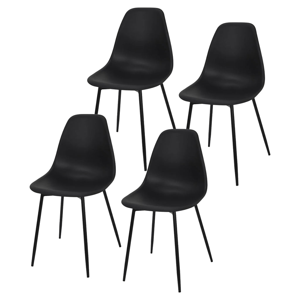 Fraser Country Set of 4 Gustav Dining Chair Black