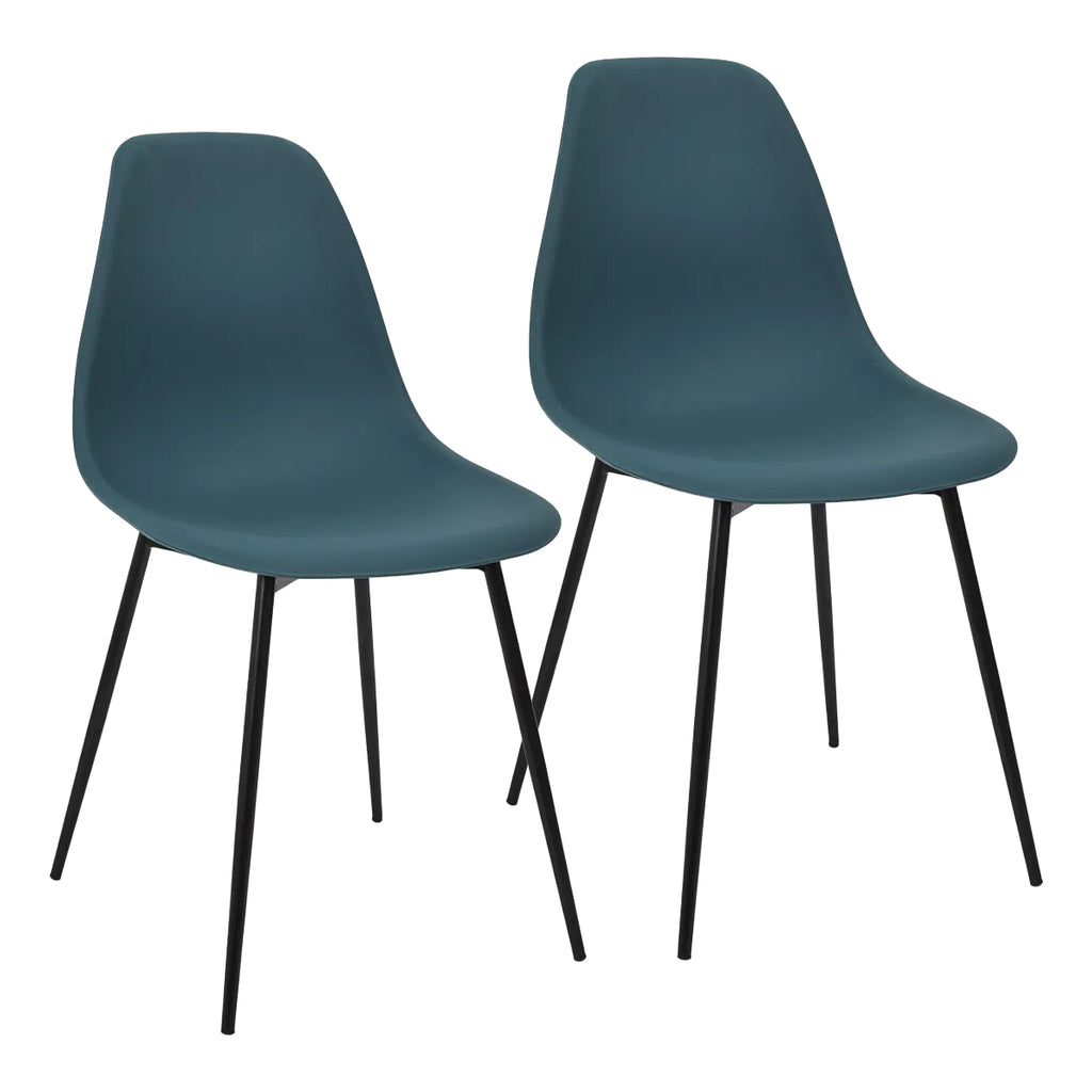 Fraser Country Set of 2 Gustav Dining Chair - Blue