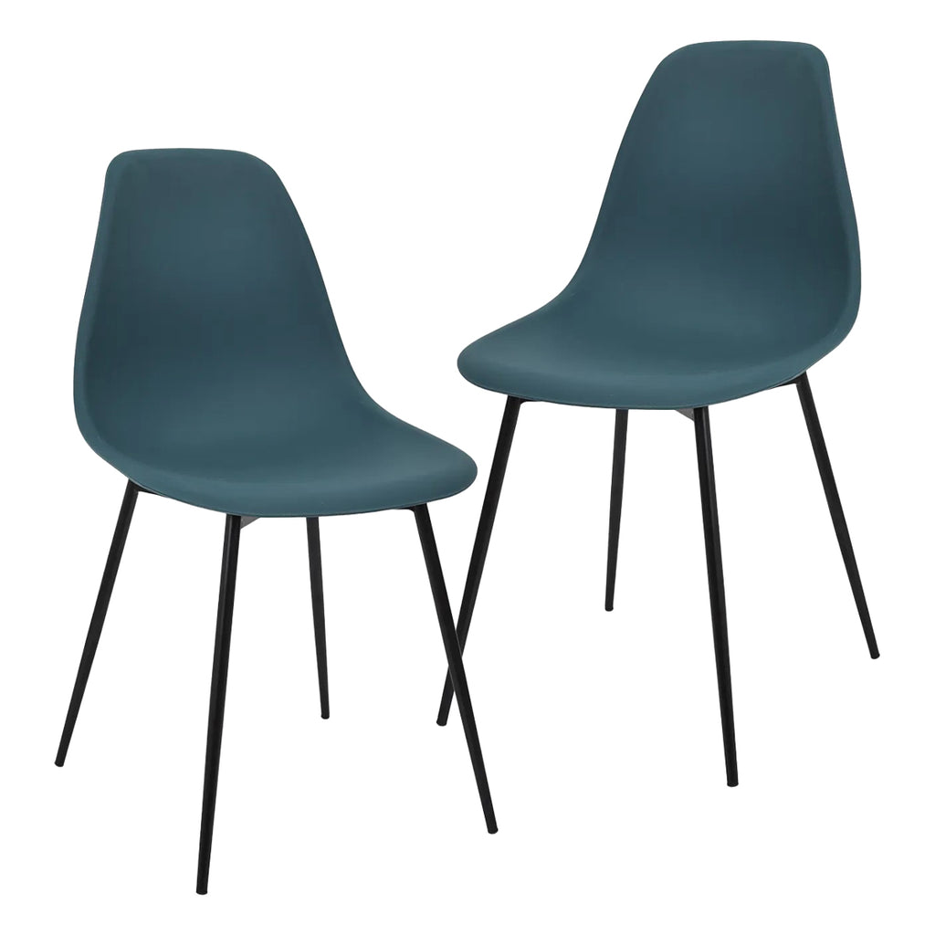 Fraser Country Set of 2 Gustav Dining Chair - Blue