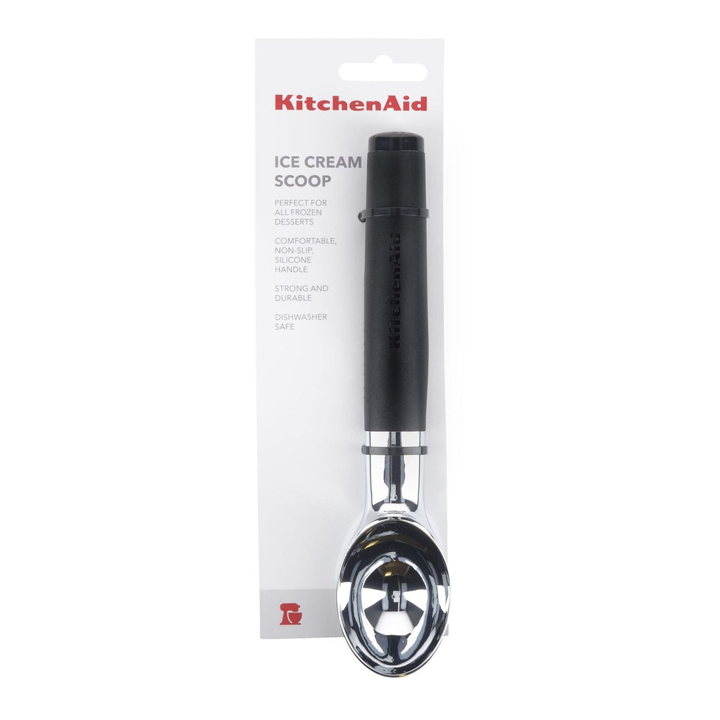 KitchenAid: Soft Touch Ice Cream Scoop - Black