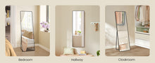 Load image into Gallery viewer, SONGMICS Rectangle Full Body Mirror with Stand