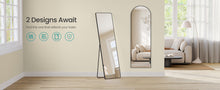 Load image into Gallery viewer, SONGMICS Rectangle Full Body Mirror with Stand