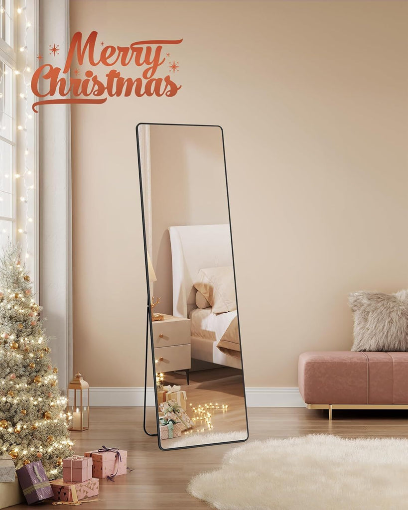 SONGMICS Rectangle Full Body Mirror with Stand