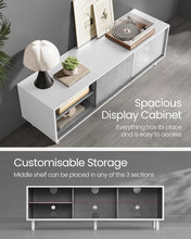 Load image into Gallery viewer, VASAGLE Superfast Toolless 1.40M TV Stand Cabinet - Cloud White &amp; Concrete Grey