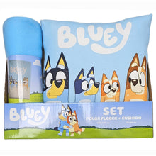 Load image into Gallery viewer, Bluey: Polar Blanket + Cushion Set