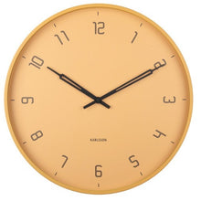 Load image into Gallery viewer, Karlsson: Stark Wall Clock - Honey Yellow