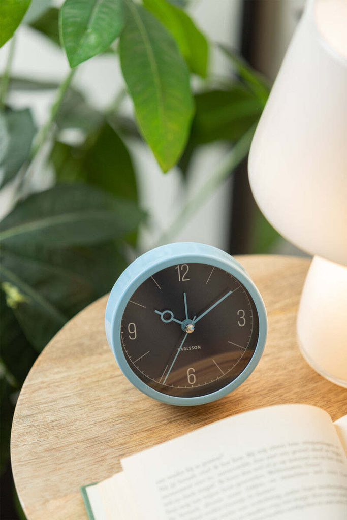 Karlsson: Monocle Alarm Clock - Night Blue