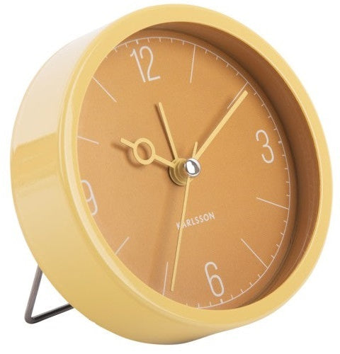 Karlsson: Monocle Alarm Clock - Ochre Yellow