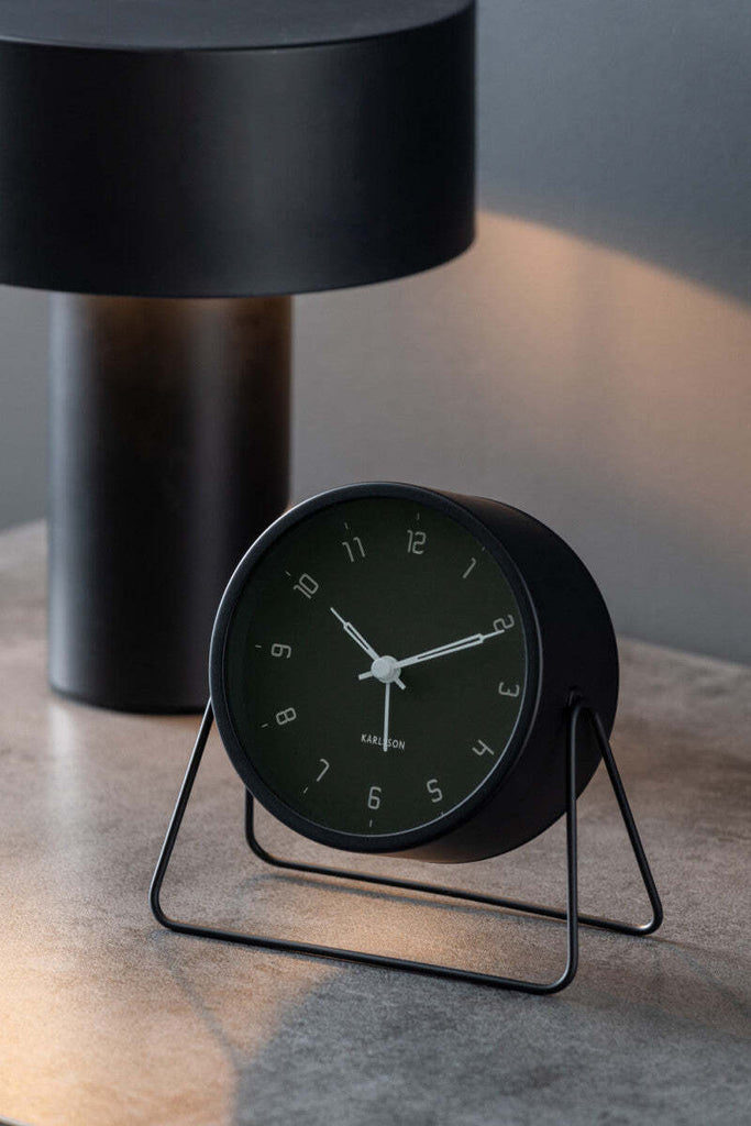 Karlsson: Stark Alarm Clock - Black