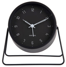 Load image into Gallery viewer, Karlsson: Stark Alarm Clock - Black