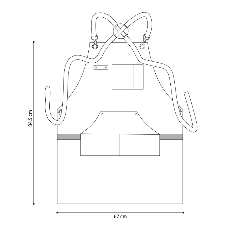 COMFEYA Chef Apron - Black