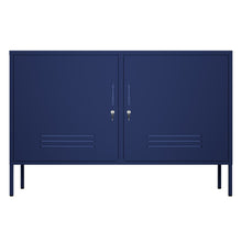 Load image into Gallery viewer, Fraser Country Milan Metal Storage Locker &amp; TV Cabinet - Navy Blue