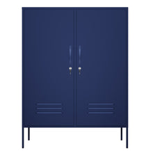 Load image into Gallery viewer, Fraser Country Milan Metal Side Cabinet - Navy Blue