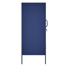 Load image into Gallery viewer, Fraser Country Milan Metal Side Cabinet - Navy Blue