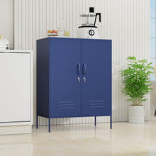 Load image into Gallery viewer, Fraser Country Milan Metal Side Cabinet - Navy Blue