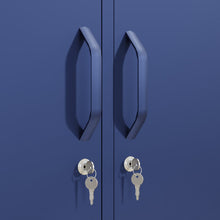 Load image into Gallery viewer, Fraser Country Milan Metal Side Cabinet - Navy Blue