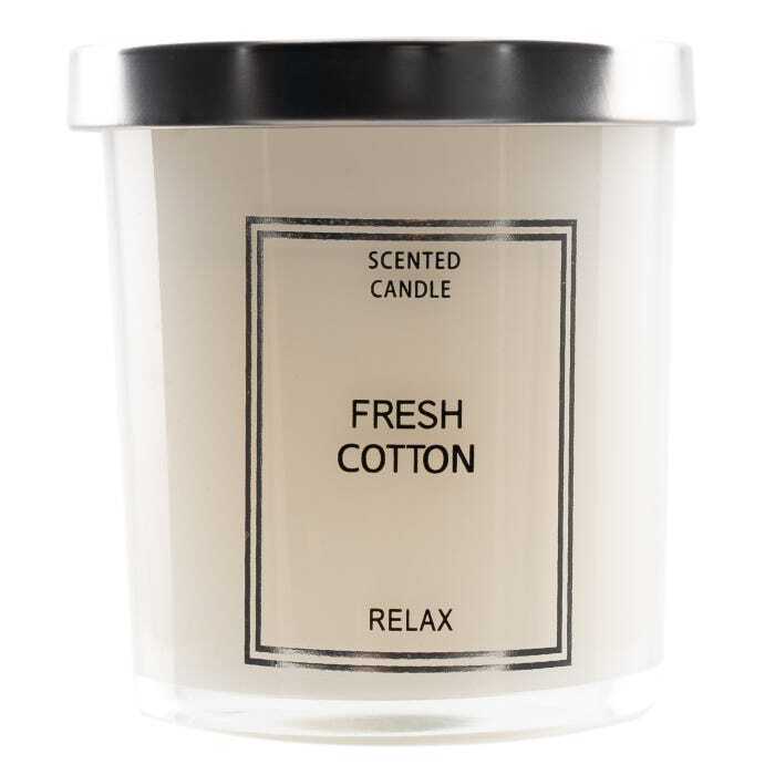 Candlelight: Simplicity Glass Candle Jar - Fresh Cotton (130g)