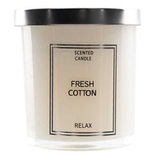 Load image into Gallery viewer, Candlelight: Simplicity Glass Candle Jar - Fresh Cotton (130g)