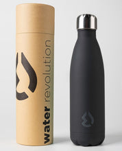 Load image into Gallery viewer, Water Revolution: Water Bottle - Black (500ml)