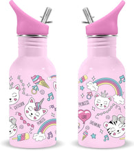 Load image into Gallery viewer, Water Revolution: Stainless Steel Bottle - Cats (500ml)